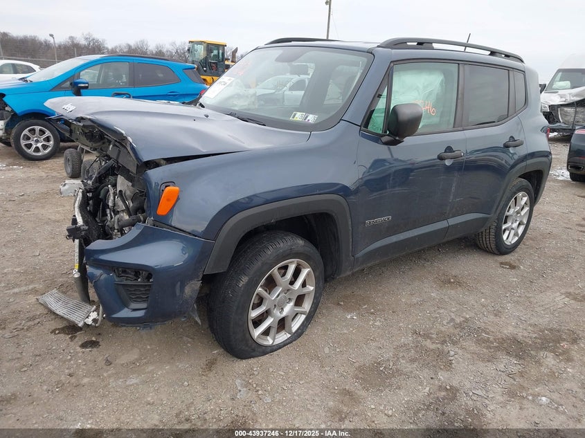VIN ZACNJBAB9KPK67226 2019 JEEP RENEGADE SPORT 4X4