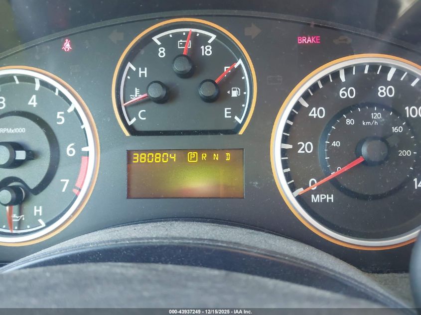 2008 Nissan Titan Xe VIN: 1N6AA07D08N323373 Lot: 43937249