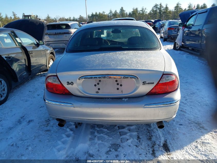 2000 Jaguar S-Type 3.0L V6 VIN: SAJDA01CXYFL32271 Lot: 43937257