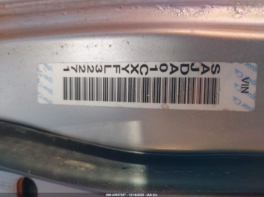 2000 Jaguar S-Type 3.0L V6 VIN: SAJDA01CXYFL32271 Lot: 43937257