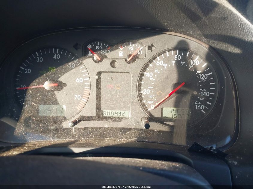 2003 Volkswagen Jetta Gls 1.8T VIN: WVWSE61J43W040927 Lot: 43937270