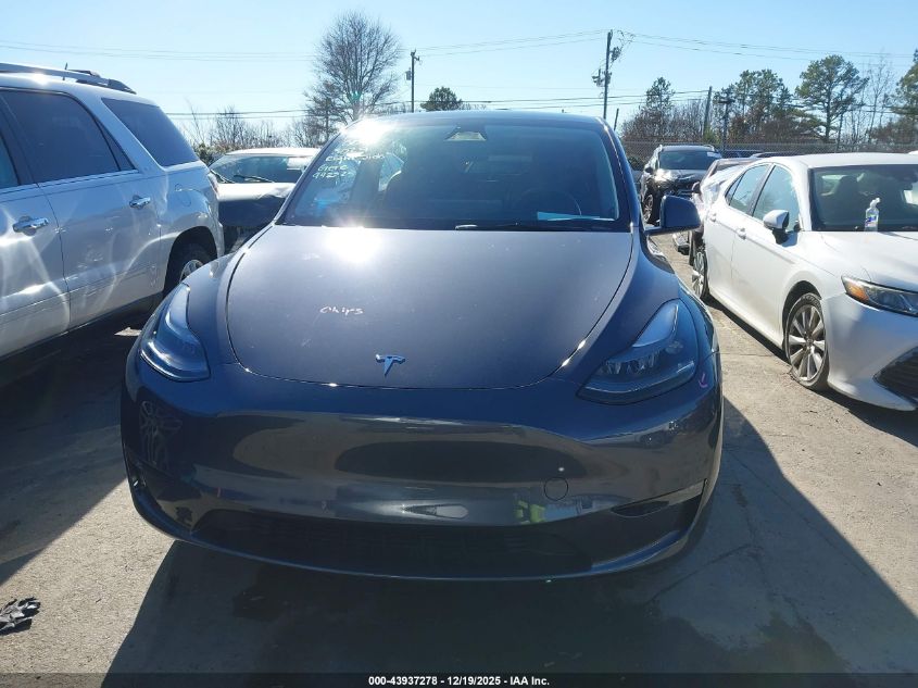 2023 Tesla Model Y Awd/Long Range Dual Motor All-Wheel Drive VIN: 7SAYGAEE3PF942325 Lot: 43937278