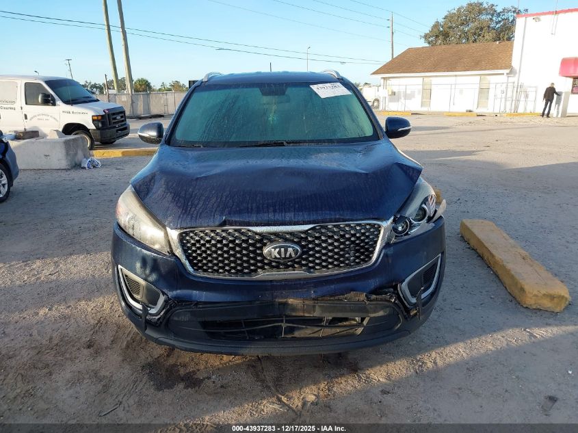 2018 Kia Sorento 3.3L Lx VIN: 5XYPG4A53JG372665 Lot: 43937283