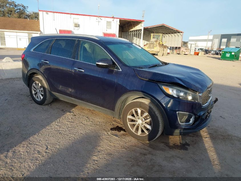 2018 Kia Sorento 3.3L Lx VIN: 5XYPG4A53JG372665 Lot: 43937283