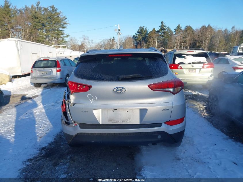 2018 Hyundai Tucson Sel VIN: KM8J3CA48JU745034 Lot: 43937286