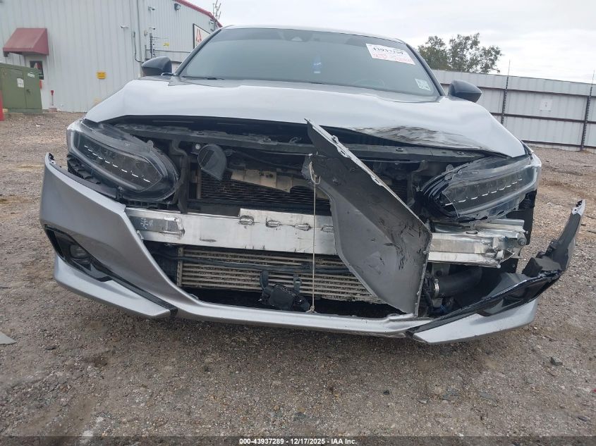 2021 Honda Accord Sport VIN: 1HGCV1F33MA052875 Lot: 43937289