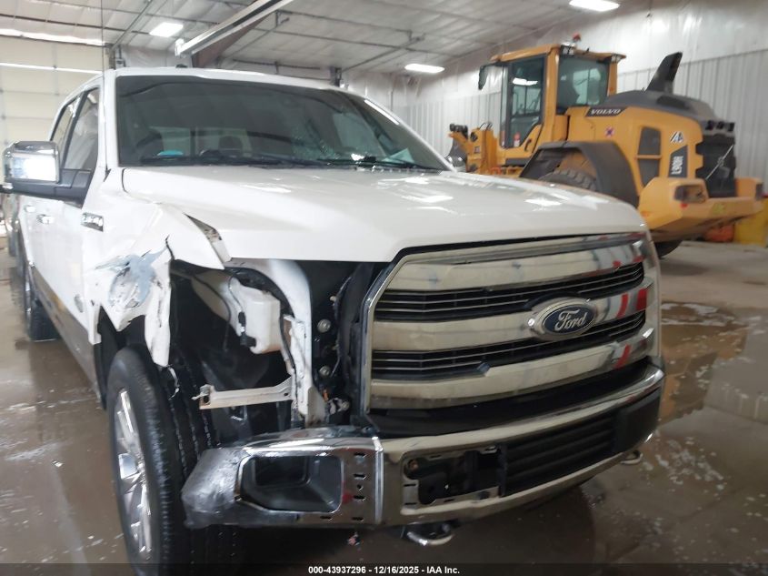 2017 Ford F-150 King Ranch VIN: 1FTEW1EF2HFA53606 Lot: 43937296