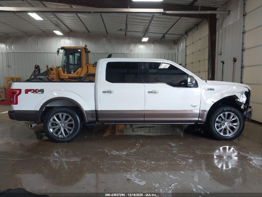 2017 Ford F-150 King Ranch VIN: 1FTEW1EF2HFA53606 Lot: 43937296