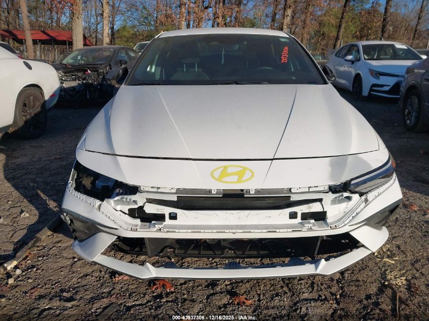 2025 Hyundai Elantra Sel Sport VIN: KMHLM4DG5SU973270 Lot: 43937306