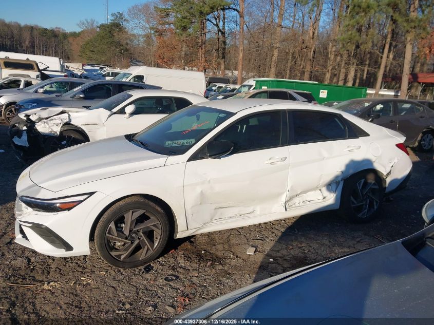 2025 Hyundai Elantra Sel Sport VIN: KMHLM4DG5SU973270 Lot: 43937306