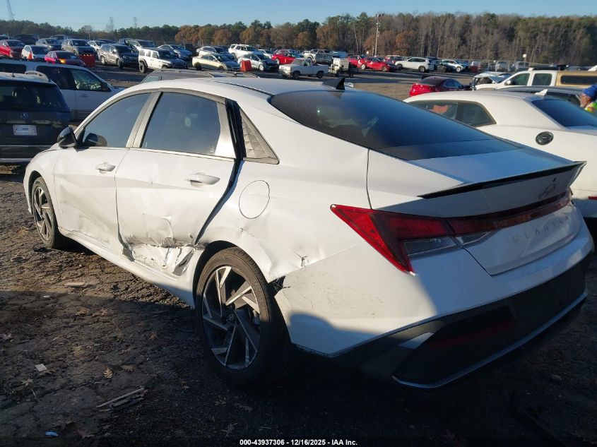 2025 Hyundai Elantra Sel Sport VIN: KMHLM4DG5SU973270 Lot: 43937306