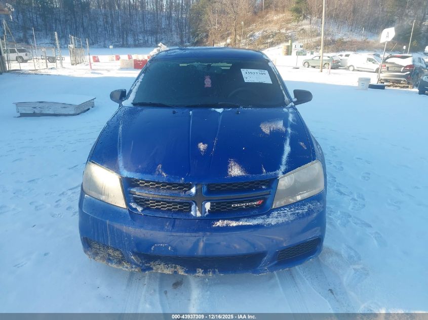 2014 Dodge Avenger Se VIN: 1C3CDZAB0EN110065 Lot: 43937309