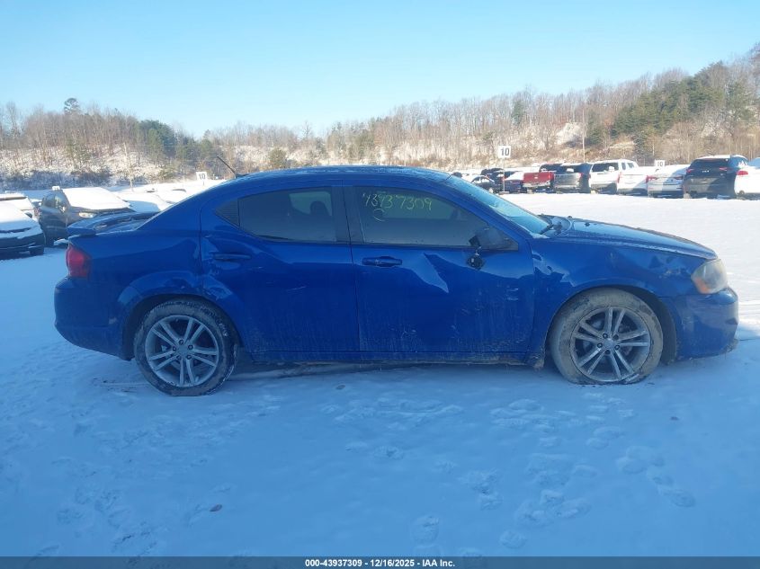 2014 Dodge Avenger Se VIN: 1C3CDZAB0EN110065 Lot: 43937309