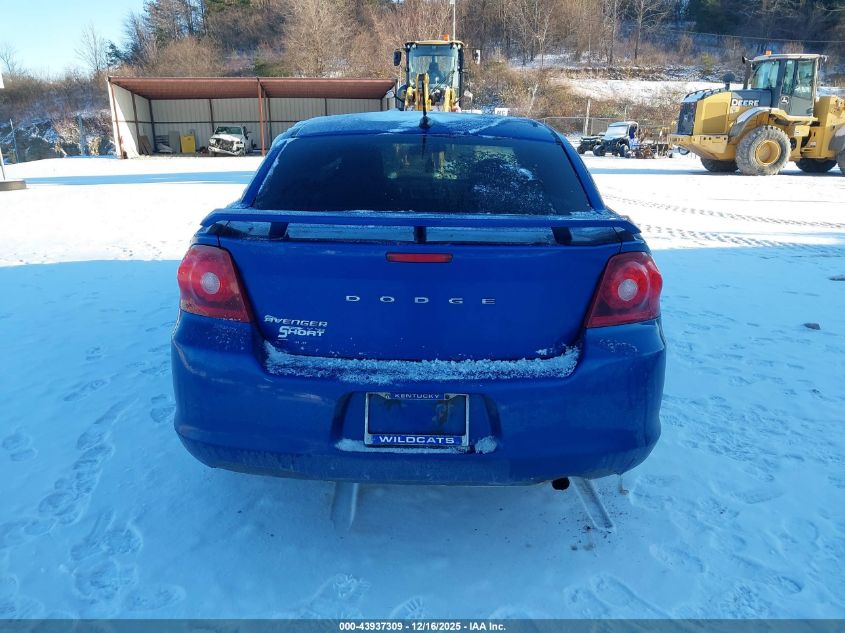 2014 Dodge Avenger Se VIN: 1C3CDZAB0EN110065 Lot: 43937309