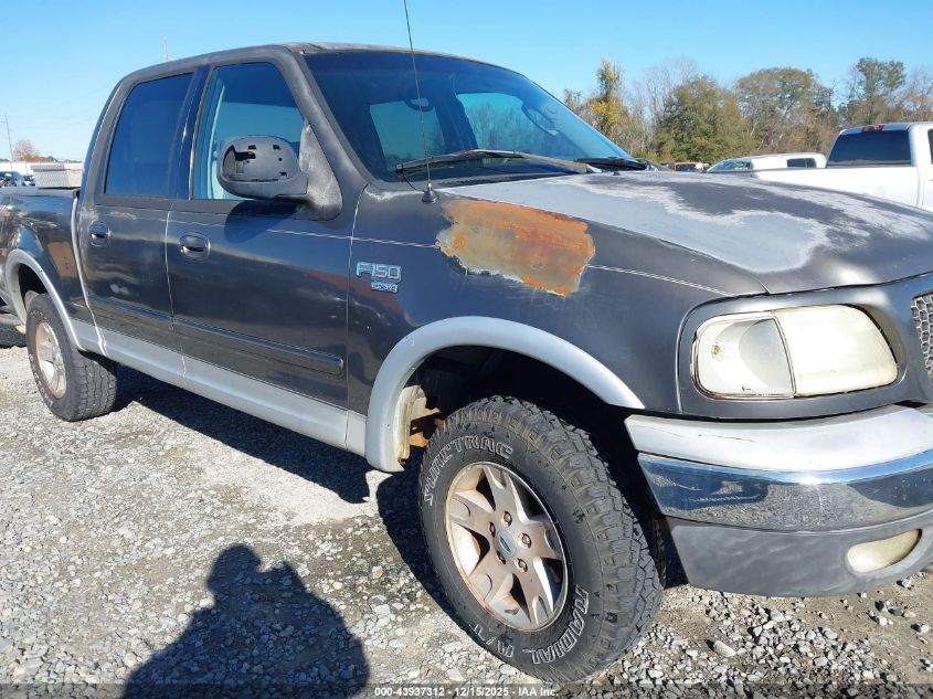 2002 Ford F-150 Lariat/Xlt VIN: 1FTRW08L22KC98708 Lot: 43937312