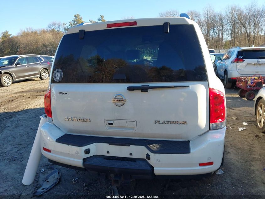 2015 Nissan Armada Platinum VIN: 5N1AA0NE3FN620595 Lot: 43937311