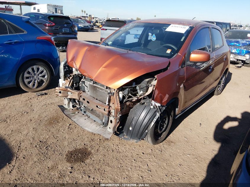 2017 Mitsubishi Mirage Es VIN: ML32A3HJ5HH010950 Lot: 43937320