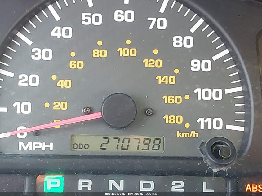 2002 Toyota 4Runner Sr5 V6 VIN: JT3HN86R120384967 Lot: 43937325