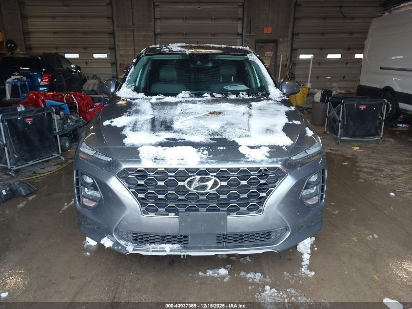 2019 Hyundai Santa Fe Se VIN: 5NMS23AD4KH091492 Lot: 43937369