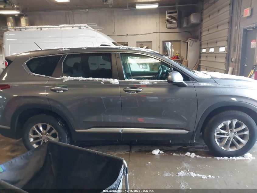 2019 Hyundai Santa Fe Se VIN: 5NMS23AD4KH091492 Lot: 43937369