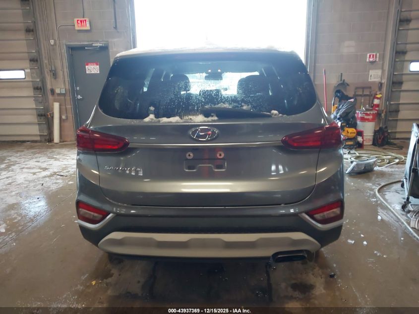2019 Hyundai Santa Fe Se VIN: 5NMS23AD4KH091492 Lot: 43937369