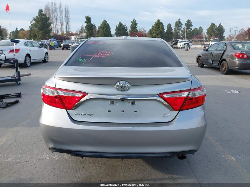 2015 Toyota Camry Se VIN: 4T1BF1FK2FU054306 Lot: 43937373