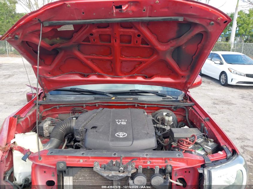 2010 Toyota Tacoma Prerunner V6 VIN: 3TMJU4GN7AM092188 Lot: 43937376