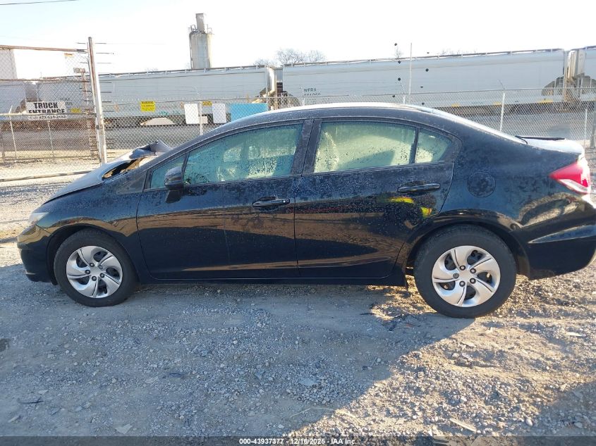 2013 Honda Civic Lx VIN: 19XFB2F54DE210133 Lot: 43937377