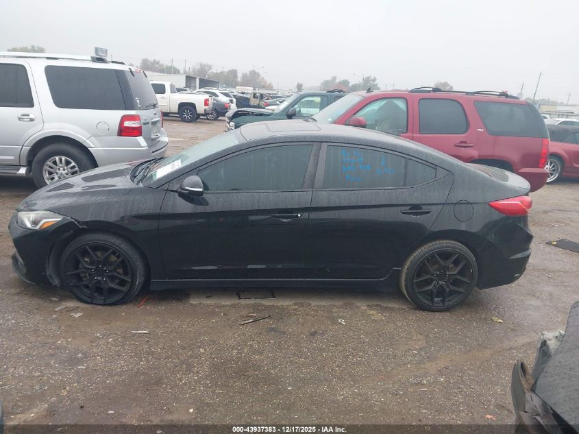 2018 Hyundai Elantra Sport VIN: KMHD04LBXJU575136 Lot: 43937383