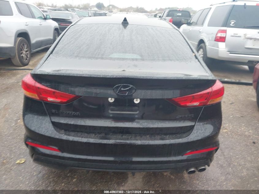 2018 Hyundai Elantra Sport VIN: KMHD04LBXJU575136 Lot: 43937383