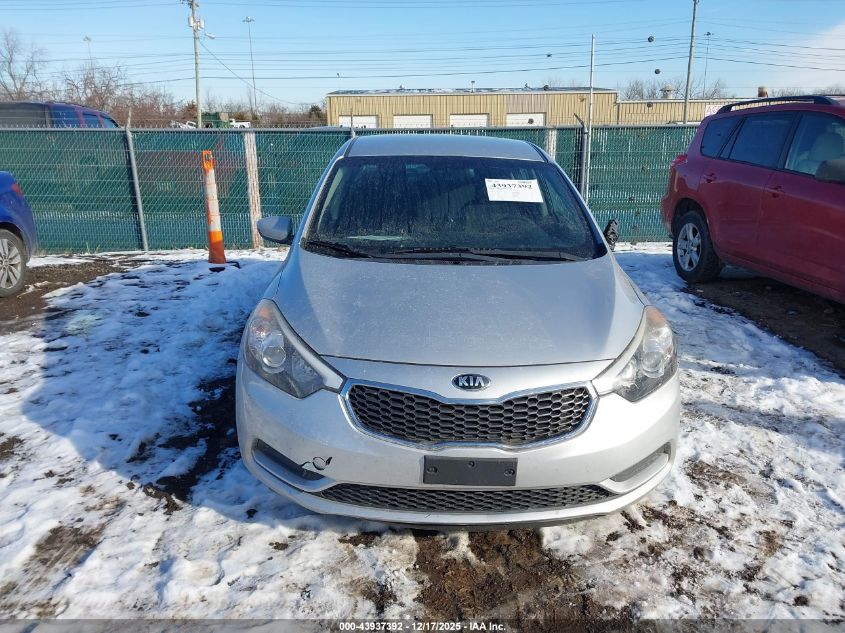 2016 Kia Forte Lx VIN: KNAFK4A68G5615078 Lot: 43937392