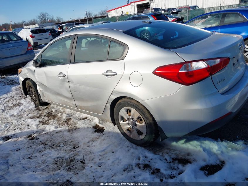 2016 Kia Forte Lx VIN: KNAFK4A68G5615078 Lot: 43937392