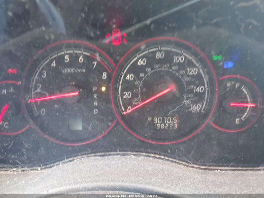 2005 Subaru Outback 2.5Xt Limited VIN: 4S4BP67C354319475 Lot: 43937403