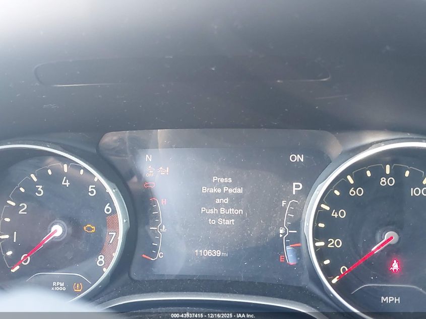 2017 Jeep New Compass Limited 4X4 VIN: 3C4NJDCB2HT640538 Lot: 43937415