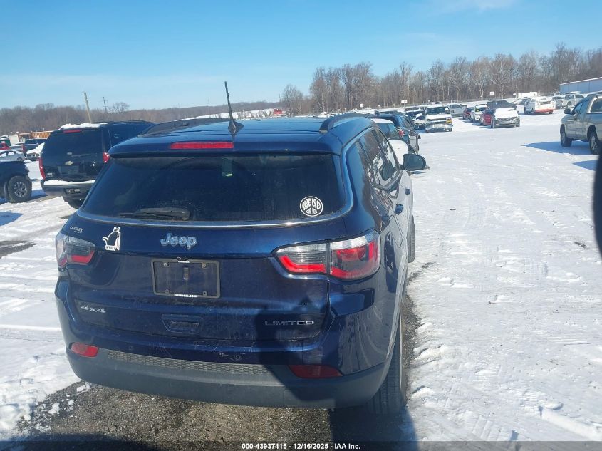 2017 Jeep New Compass Limited 4X4 VIN: 3C4NJDCB2HT640538 Lot: 43937415