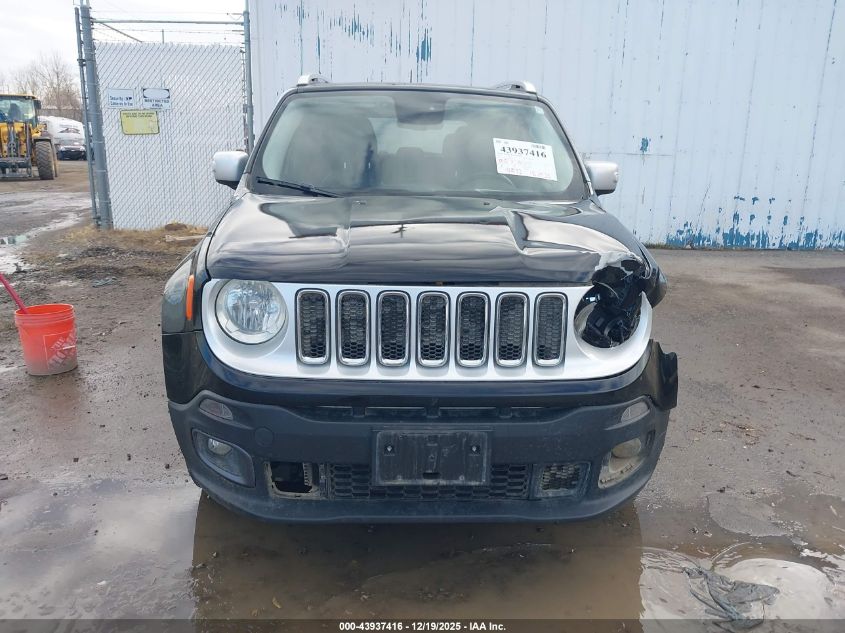 2015 Jeep Renegade Limited VIN: ZACCJBDT7FPB98329 Lot: 43937416