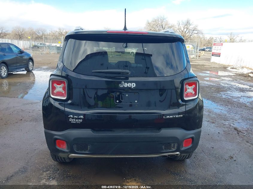 2015 Jeep Renegade Limited VIN: ZACCJBDT7FPB98329 Lot: 43937416