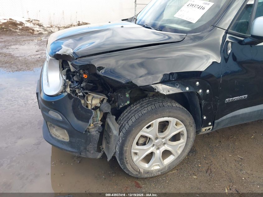 2015 Jeep Renegade Limited VIN: ZACCJBDT7FPB98329 Lot: 43937416