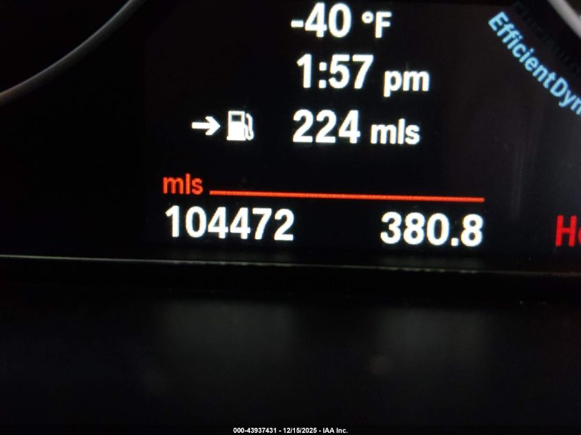 2013 BMW 328I VIN: WBA3C1C52DF435216 Lot: 43937431