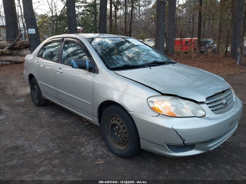 2004 Toyota Corolla Le VIN: 2T1BR38E64C182492 Lot: 43937434
