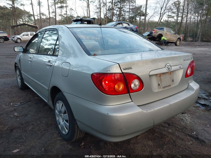 2004 Toyota Corolla Le VIN: 2T1BR38E64C182492 Lot: 43937434