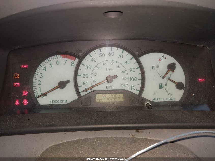 2004 Toyota Corolla Le VIN: 2T1BR38E64C182492 Lot: 43937434