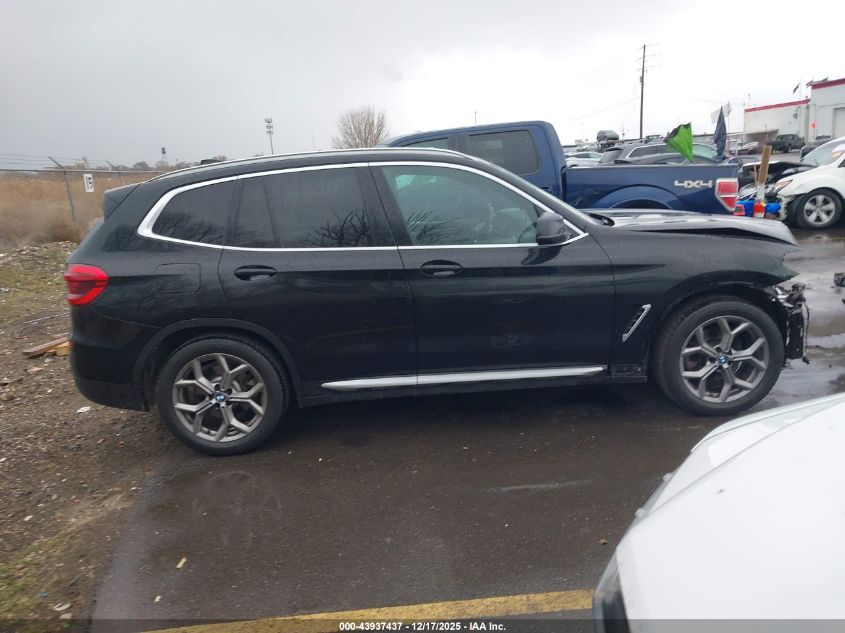 2021 BMW X3 xDrive30I VIN: 5UXTY5C08M9G24405 Lot: 43937437