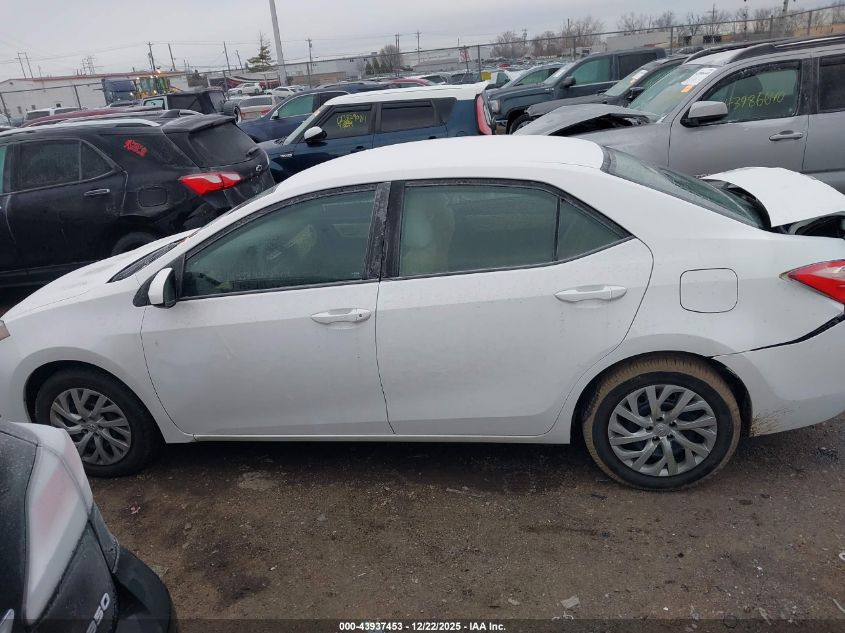 2017 Toyota Corolla Le VIN: 2T1BURHE8HC747283 Lot: 43937453