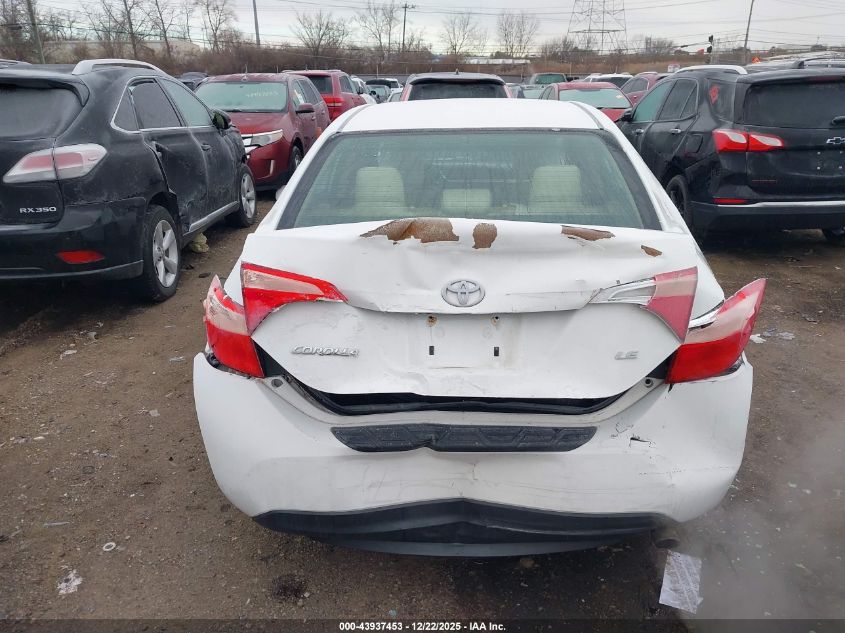 2017 Toyota Corolla Le VIN: 2T1BURHE8HC747283 Lot: 43937453