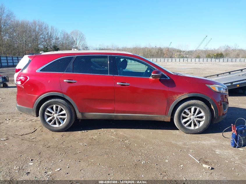 2017 Kia Sorento 3.3L Lx VIN: 5XYPG4A55HG198446 Lot: 43937459