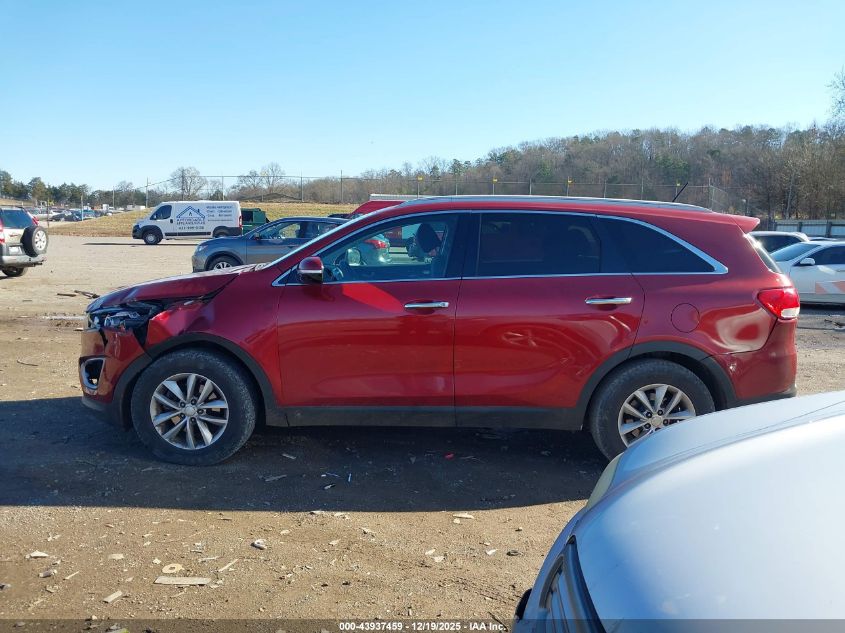 2017 Kia Sorento 3.3L Lx VIN: 5XYPG4A55HG198446 Lot: 43937459