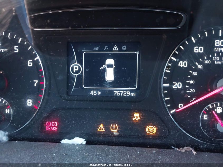 2017 Kia Sorento 3.3L Lx VIN: 5XYPG4A55HG198446 Lot: 43937459