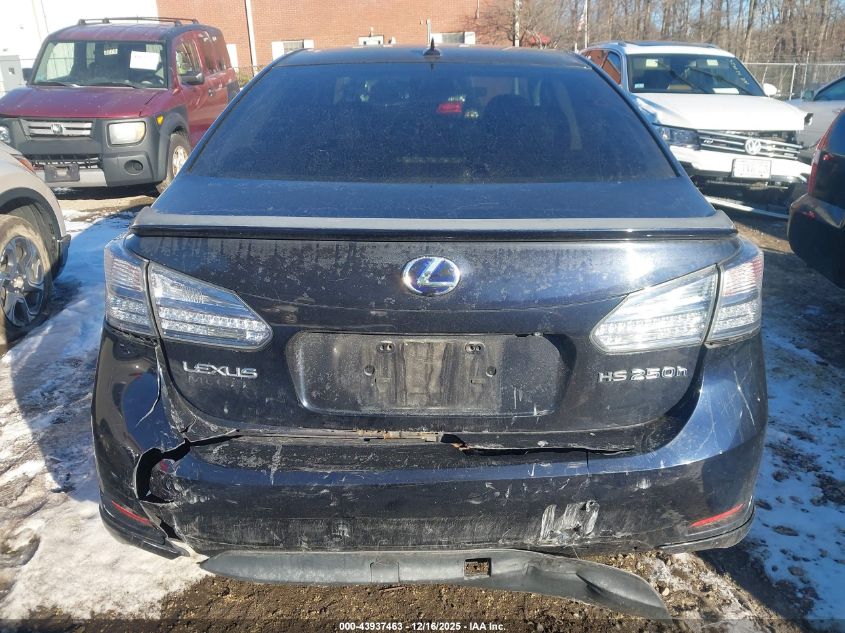 2010 Lexus Hs 250H Premium VIN: JTHBB1BA6A2011930 Lot: 43937463