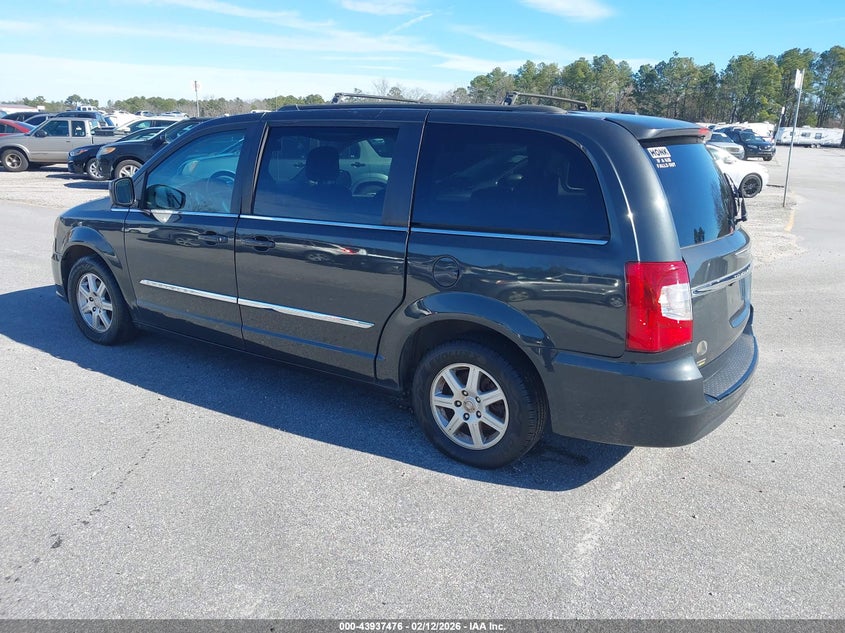 Vin: 2c4rc1bg9cr359503, lot: 44433106, chrysler town & country touring 20123
